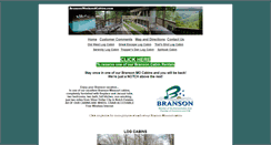 Desktop Screenshot of bransonweekendcabins.com